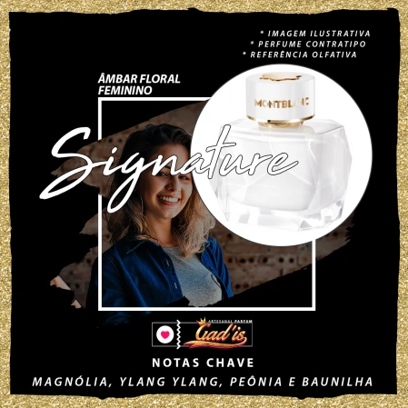 Perfume Similar Gadis 1066 Inspirado em Signature Contratipo